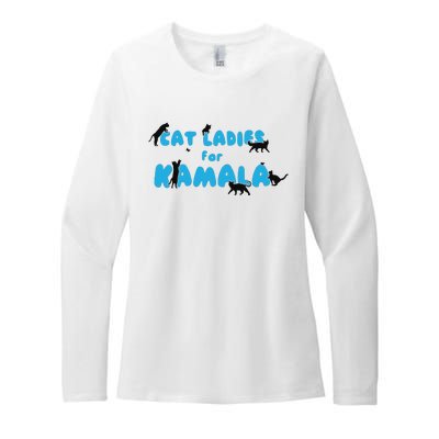 Cat Ladies For Kamala Childless Cat Ladies Womens CVC Long Sleeve Shirt