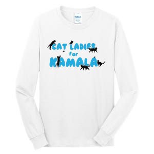 Cat Ladies For Kamala Childless Cat Ladies Tall Long Sleeve T-Shirt