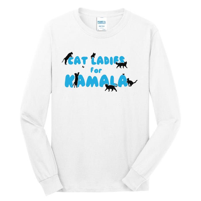 Cat Ladies For Kamala Childless Cat Ladies Tall Long Sleeve T-Shirt