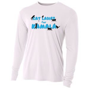 Cat Ladies For Kamala Childless Cat Ladies Cooling Performance Long Sleeve Crew