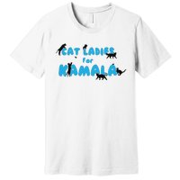 Cat Ladies For Kamala Childless Cat Ladies Premium T-Shirt