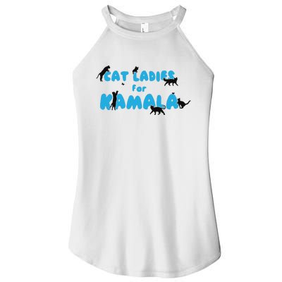 Cat Ladies For Kamala Childless Cat Ladies Women’s Perfect Tri Rocker Tank