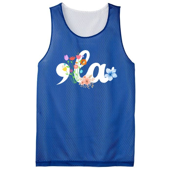 Comma La Floral Kamala Harris President 2024 Coma La Flowers Cool Gift Mesh Reversible Basketball Jersey Tank