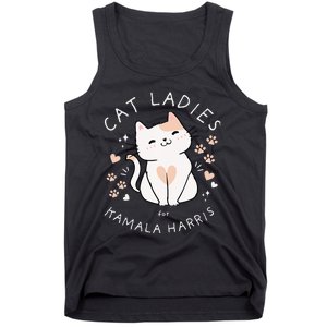 Cat Ladies For Kamala Harris Tank Top