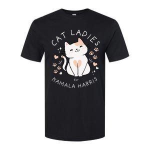 Cat Ladies For Kamala Harris Softstyle CVC T-Shirt