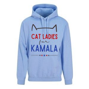 Cat Ladies For Kamala Cat Lady For Women Feminist Unisex Surf Hoodie