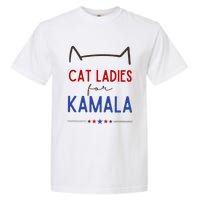 Cat Ladies For Kamala Cat Lady For Women Feminist Garment-Dyed Heavyweight T-Shirt