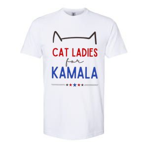 Cat Ladies For Kamala Cat Lady For Women Feminist Softstyle CVC T-Shirt