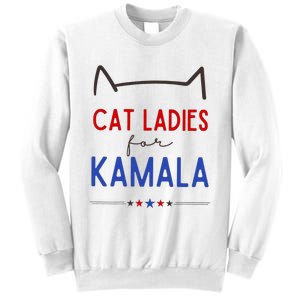 Cat Ladies For Kamala Cat Lady For Women Feminist Sweatshirt