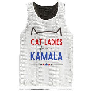 Cat Ladies For Kamala Cat Lady For Women Feminist Mesh Reversible Basketball Jersey Tank