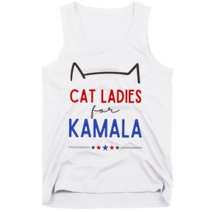 Cat Ladies For Kamala Cat Lady For Women Feminist Tank Top