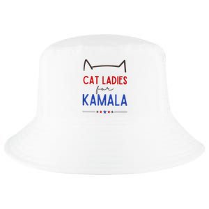 Cat Ladies For Kamala Cat Lady For Women Feminist Cool Comfort Performance Bucket Hat