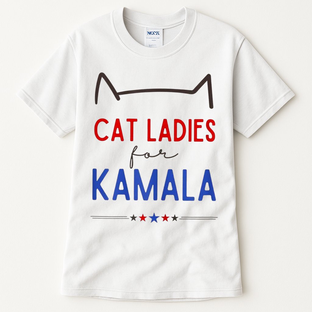 Cat Ladies For Kamala Cat Lady For Women Feminist Tall T-Shirt