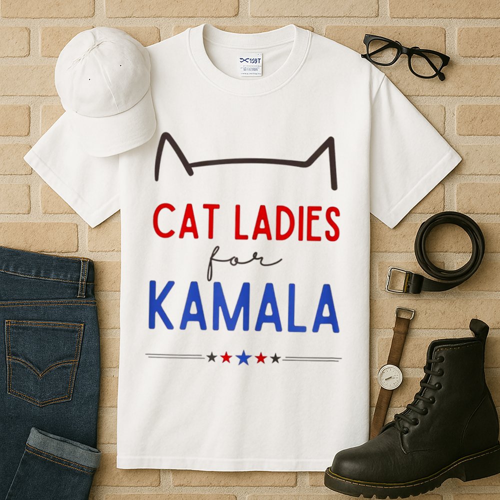 Cat Ladies For Kamala Cat Lady For Women Feminist Tall T-Shirt