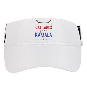 Cat Ladies For Kamala Cat Lady For Women Feminist Adult Drive Performance Visor