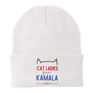 Cat Ladies For Kamala Cat Lady For Women Feminist Knit Cap Winter Beanie