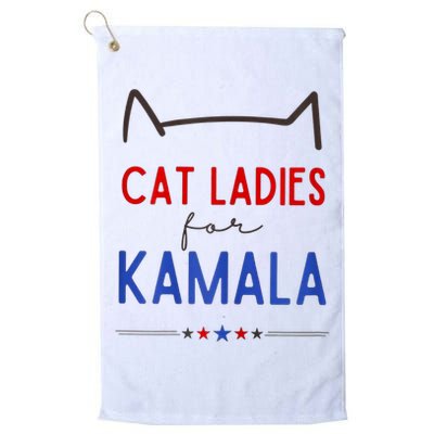 Cat Ladies For Kamala Cat Lady For Women Feminist Golf Towel