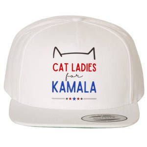 Cat Ladies For Kamala Cat Lady For Women Feminist Wool Snapback Cap