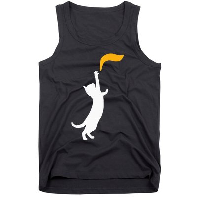 Cat Ladies For Kamala Harris Donald Trump 2024 Sarcastic Tank Top