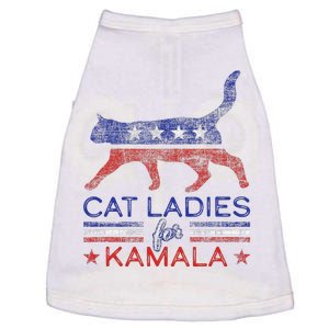 Cat Ladies For Kamala Funny Democrat Cat For Cat Lady Doggie Tank