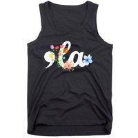 Comma La Floral Kamala Harris President 2024 Coma La Flowers Tank Top