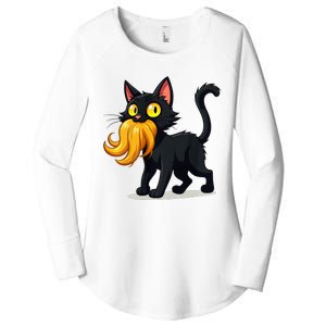 Cat Ladies For Kamala Harris Donald Trump 2024 Sarcastic Women's Perfect Tri Tunic Long Sleeve Shirt