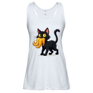 Cat Ladies For Kamala Harris Donald Trump 2024 Sarcastic Ladies Essential Flowy Tank