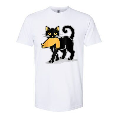 Cat Ladies For Kamala Harris Donald Trump 2024 Sarcastic Softstyle CVC T-Shirt