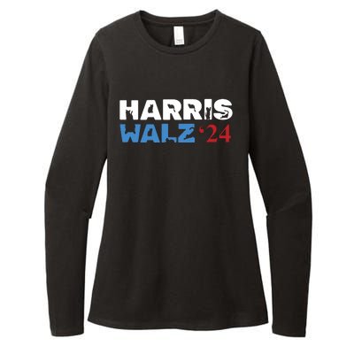 Cat Ladies For Kamala Harris Walz Womens CVC Long Sleeve Shirt