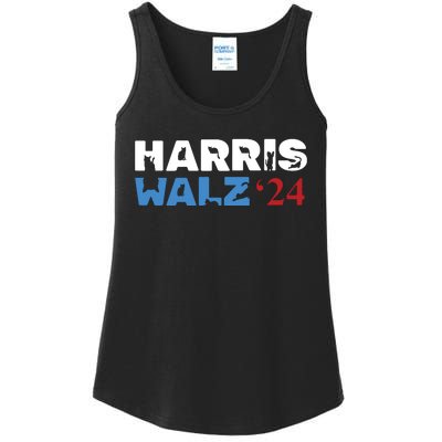 Cat Ladies For Kamala Harris Walz Ladies Essential Tank