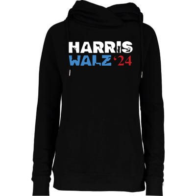 Cat Ladies For Kamala Harris Walz Womens Funnel Neck Pullover Hood