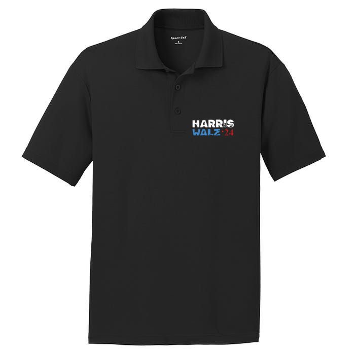 Cat Ladies For Kamala Harris Walz PosiCharge RacerMesh Polo