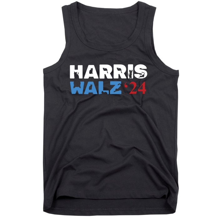 Cat Ladies For Kamala Harris Walz Tank Top