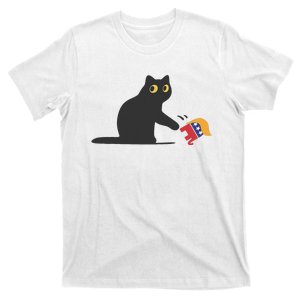 Cat Ladies For Kamala Harris Donald Trump 2024 Sarcastic T-Shirt