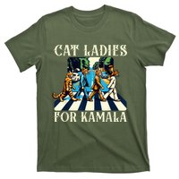 Cat Ladies For Kamala Childless Cat Ladies Not Going Street T-Shirt