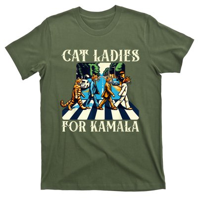 Cat Ladies For Kamala Childless Cat Ladies Not Going Street T-Shirt