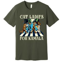 Cat Ladies For Kamala Childless Cat Ladies Not Going Street Premium T-Shirt