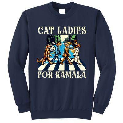 Cat Ladies For Kamala Childless Cat Ladies Not Going Street Sweatshirt