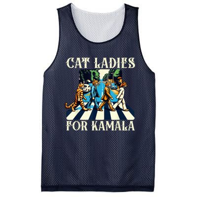 Cat Ladies For Kamala Childless Cat Ladies Not Going Street Mesh Reversible Basketball Jersey Tank