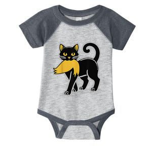 Cat Ladies For Kamala Harris Donald Trump 2024 Sarcastic Infant Baby Jersey Bodysuit