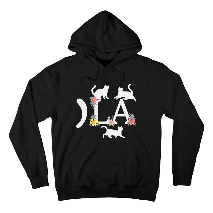 Comma La Floral Kamala Harris President 2024 Coma La Cats Hoodie