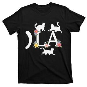 Comma La Floral Kamala Harris President 2024 Coma La Cats T-Shirt