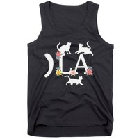 Comma La Floral Kamala Harris President 2024 Coma La Cats Tank Top