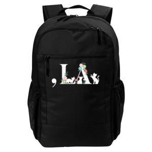 Comma La Floral Kamala Harris President 2024 Coma La Cats Daily Commute Backpack