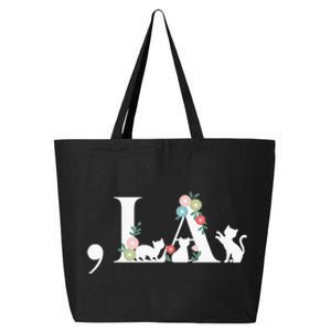 Comma La Floral Kamala Harris President 2024 Coma La Cats 25L Jumbo Tote