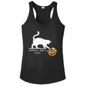 Cat Ladies For Kamala Harris Funny Trump Hair 2024 Ladies PosiCharge Competitor Racerback Tank