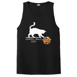 Cat Ladies For Kamala Harris Funny Trump Hair 2024 PosiCharge Competitor Tank