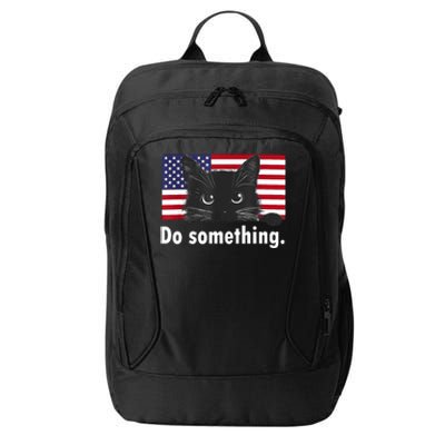 Cat Ladies Funny Kamala Harris 2024 Election Do Something City Backpack