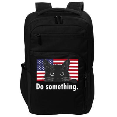 Cat Ladies Funny Kamala Harris 2024 Election Do Something Impact Tech Backpack