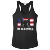 Cat Ladies Funny Kamala Harris 2024 Election Do Something Ladies PosiCharge Competitor Racerback Tank